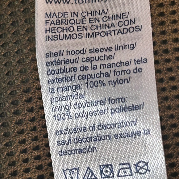 Tommy Hilfiger Olive Hooded Raincoat - Picture 11 of 13